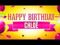Happy Birthday Chloë