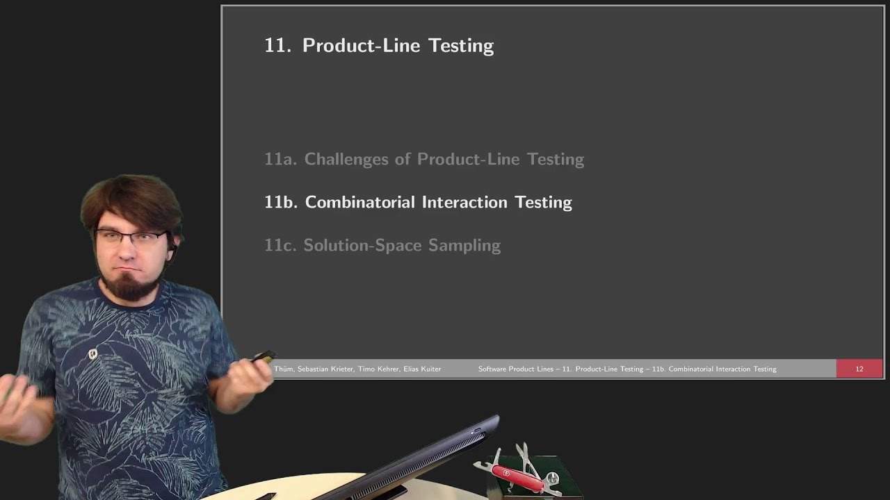 SPL11b Combinatorial Interaction Testing - Course on Software Product ...