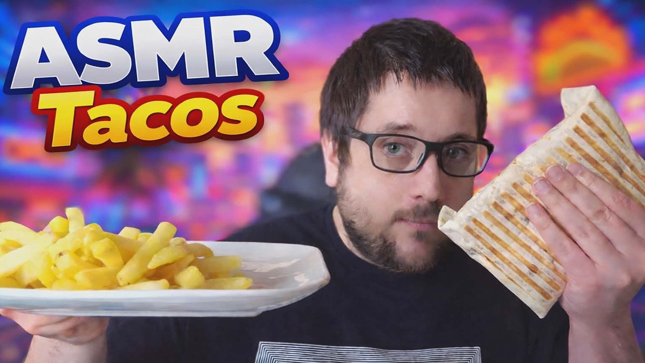 ASMR 🌮 JE MANGE UN TACOS MAISON - DÉGUSTATION