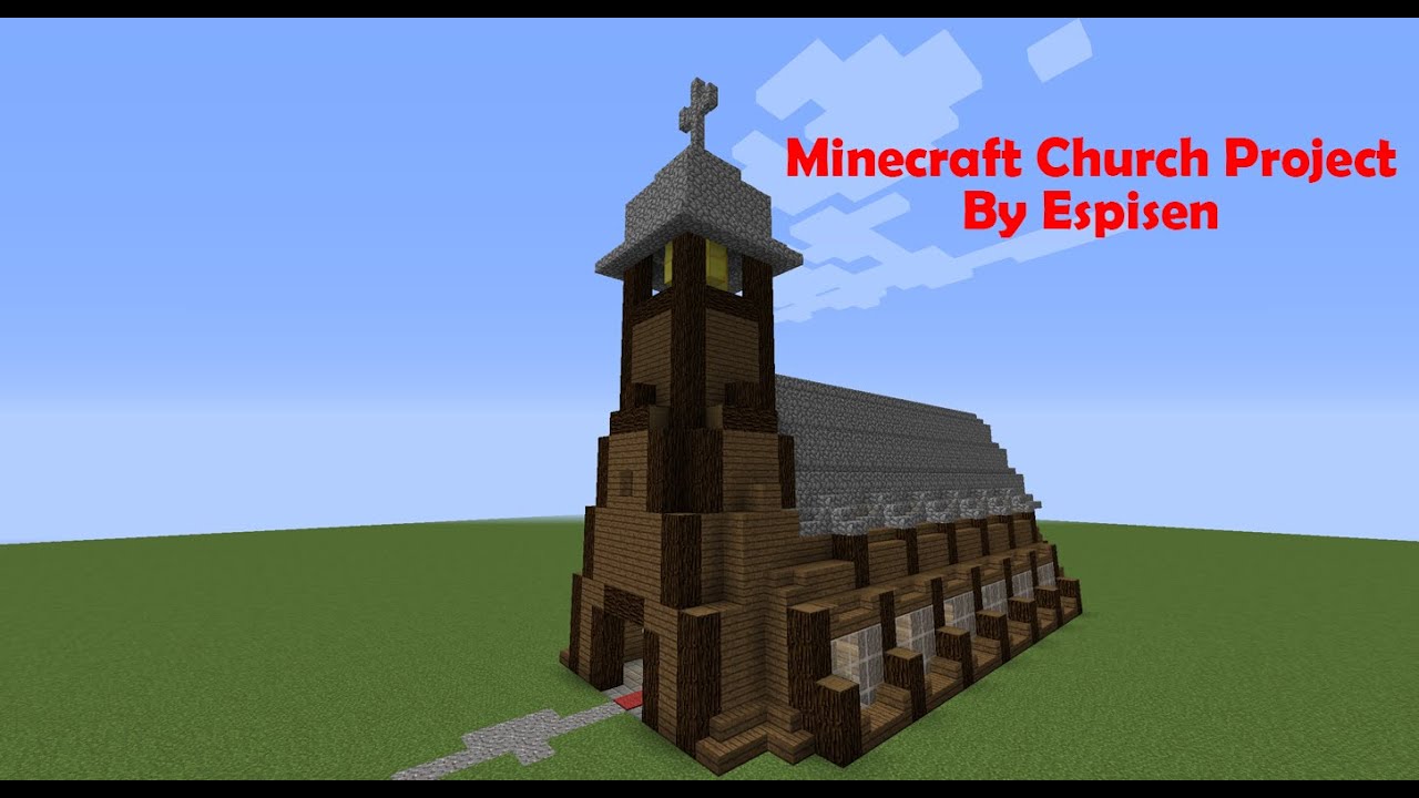 Церковь майнкрафт постройка схема