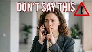 Never Say This Word on a Phone Call