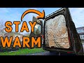 HOMEMADE van thermal windows covers!