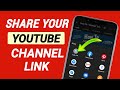 How to Share Your YouTube Channel Link on Phone! (Copy Your YouTube URL)