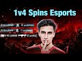 1v4 Spins Esports(without Vest and Helmet). @QadeerGamingPK reflex??? | PUBG MOBILE | DRAGON OP.