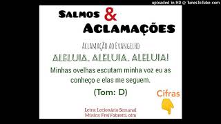 Vídeo de ALELUIA - MINHAS OVELHAS ESCUTAM MINHA VOZ (Salmos e Aclamações - Frei Fabretti)