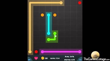 Flow Game Level - 124 [9x9] Beginners Pack Connect the Dots