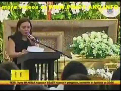 Eulogy : Ms. Claudine Barretto