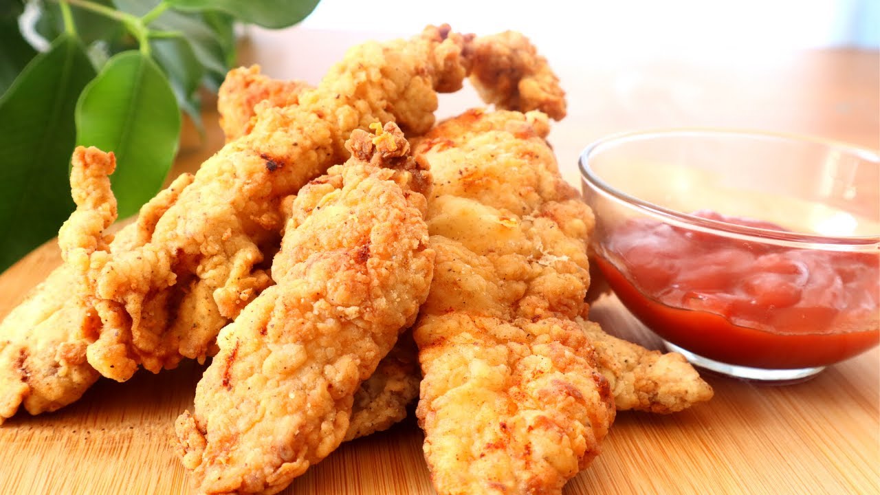 KFC Style Crispy Chicken fingers kFC chicken Tenders KFC Chicken fry