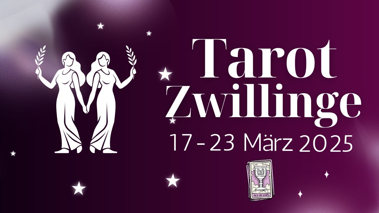 Tarot ♊️ Zwillinge ♊️ 17-23.03.2025  Das Universum schützt dich 💫