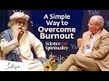 1 simple way to overcome burnout  yale university hosts sadhguru  dr ben doolittle