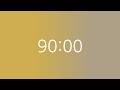 90 minute timer. iMac Yellow color background