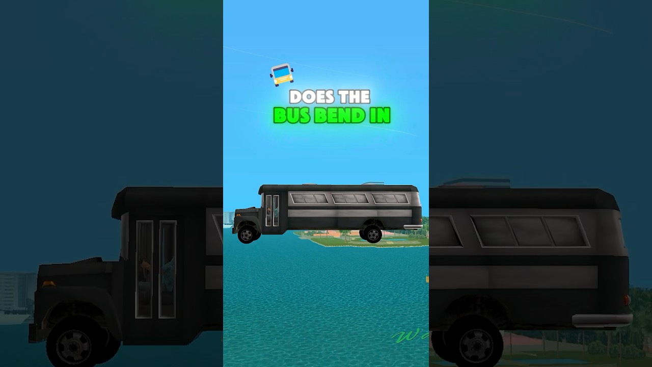 DOES THE BUS BEND IN GTA GAMES?🚎💥 ​⁠​⁠​⁠(GTA 3-5) 