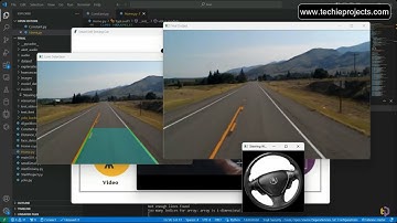 Self Driving Car Project using Machine Learning | Road Lane Line Detection Project using Python