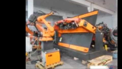 Used ABB 1600 IRC5 welding Robot M2004 controller edit.mp4