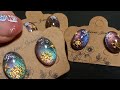 UVレジン マグネットジェルで偏光ピアス作ってみた resin