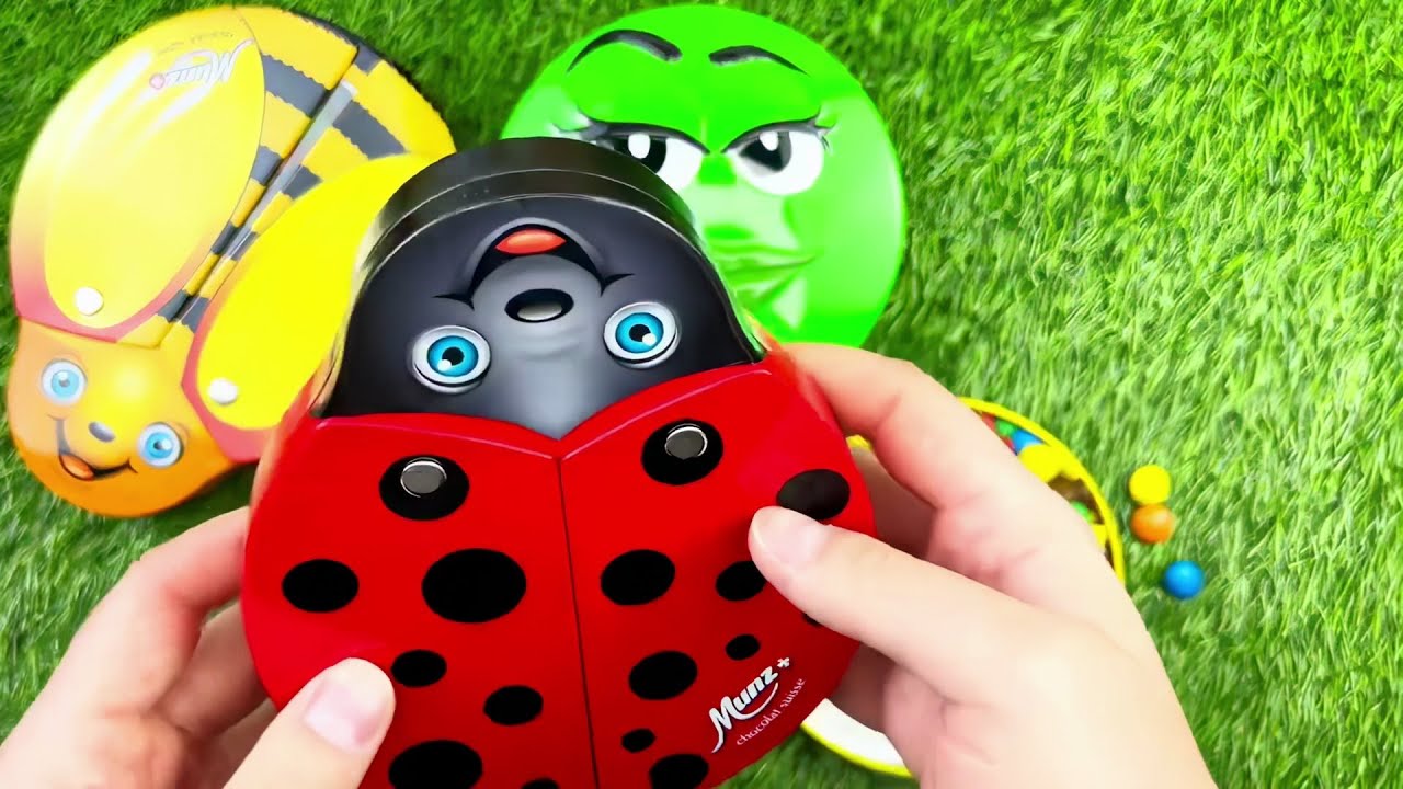 Satisfying Video | Unpacking 5 M&M'S and Butterfly Boxes with Candy ASMR