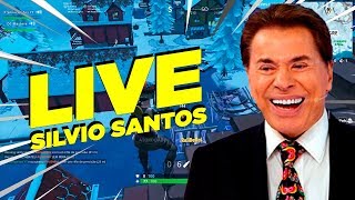 SILVIO SANTOS AO VIVO JOGANDO FORTNITE