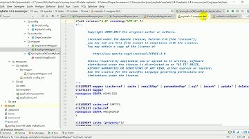 65、尚硅谷 SpringBoot 数据访问 整合MyBatis（二） 配置版MyBatis