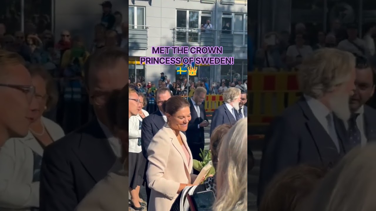 THE CROWN PRINCESS OF SWEDEN! 🇸🇪👑 #nordicnotes #vaasa #suomi #vasa #sweden #crownprincess #royal