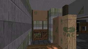 Final Doom TNT level 9, Stronghold: Blue key (and red key)