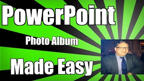 Creating a Photo Album in PowerPoint 2010 2013 2016 PowerPoint tutorial for beginners