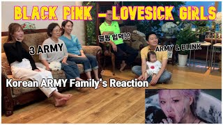 BLACK PINK - Lovesick Girls MV Reaction / Korean ARMY Family's Reaction