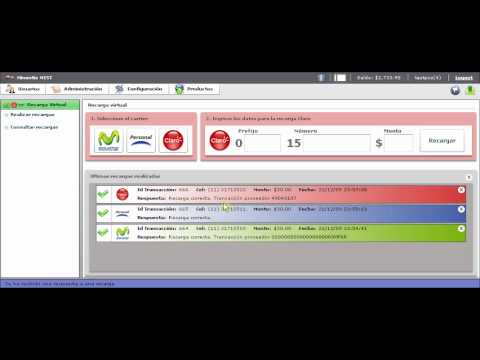 Video 001 - Recarga Virtual - MIST Virtual versión Web para Puntos de Venta