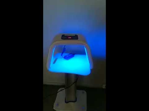 Portable Omega light PDT LED therapy skin rejuvenation machine - YouTube