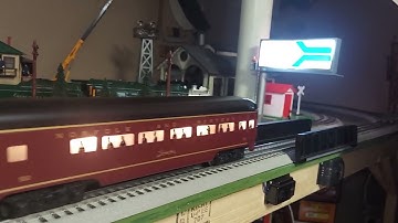 MTH Railking PRR Turbine with N&W 15" Lionel Aluminum cars