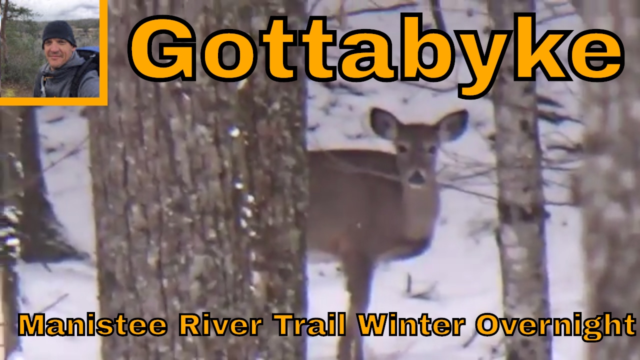 Manistee River Trail Winter Overnight