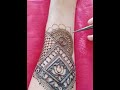 Bridal full hand mehandi design 👌 Simple flower mehandi tutorial beautiful Heena design