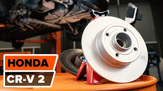 Kako zamenjati Kolutne zavore HONDA ACCORD VII Tourer (CM) - video vodič