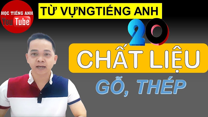 Chất liệu nỉ tiếng anh là gì năm 2024