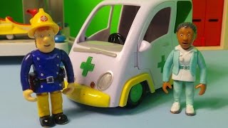 Firefighter Fireman Sam Ambulance & Nurse Flood Vehicle Checks