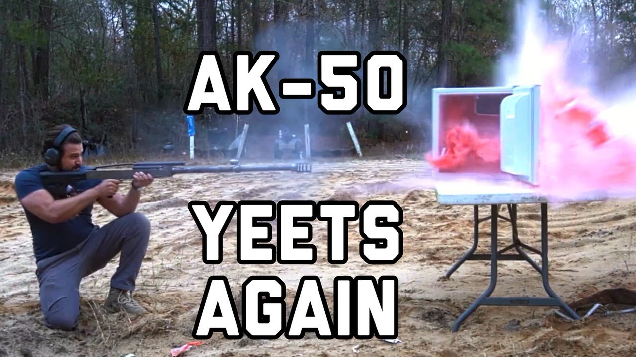 Destroying Stuff With The Ak 50 Youtube