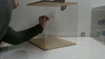 Assembling the G700/G701 - Display Cube with Door and Stepped Plinth. Display Stands Ltd