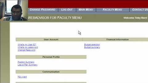 Webadvisor Attendance
