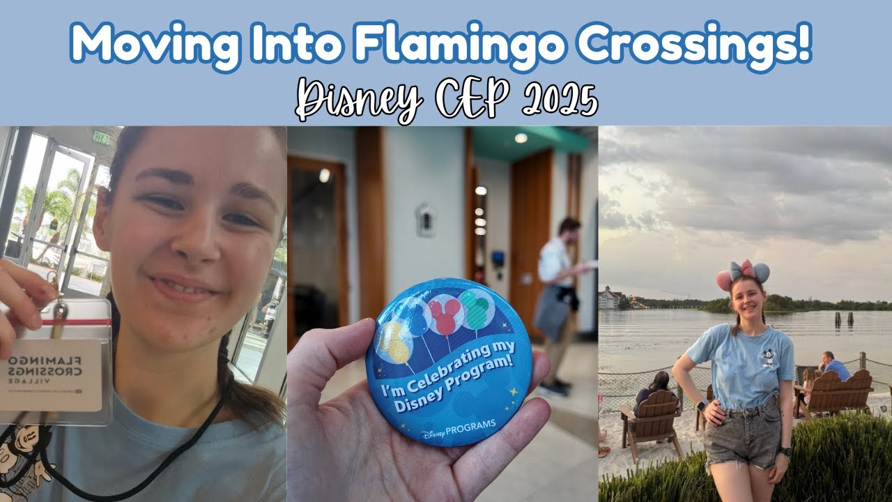 Move In to Flamingo Crossings Village With Me | Disney Cultural Exchange Program 2025 🐭✨