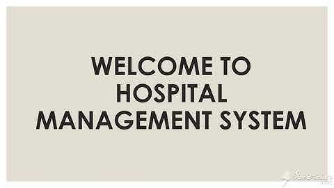 Hospital Management System
