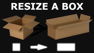 How to Refold Resize a Cardboard shipping Box