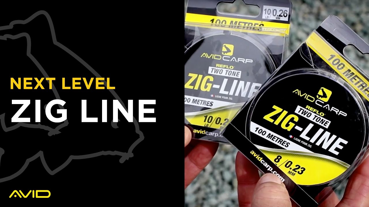 Avid Carp Two Tone Zig Line Carp Fishing Mono 100m