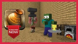 Monster School : Pottery - Minecraft Animation