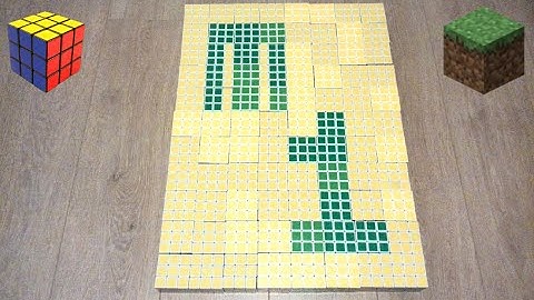 Rubiks Cube timelapse - Minecraft- Part 1