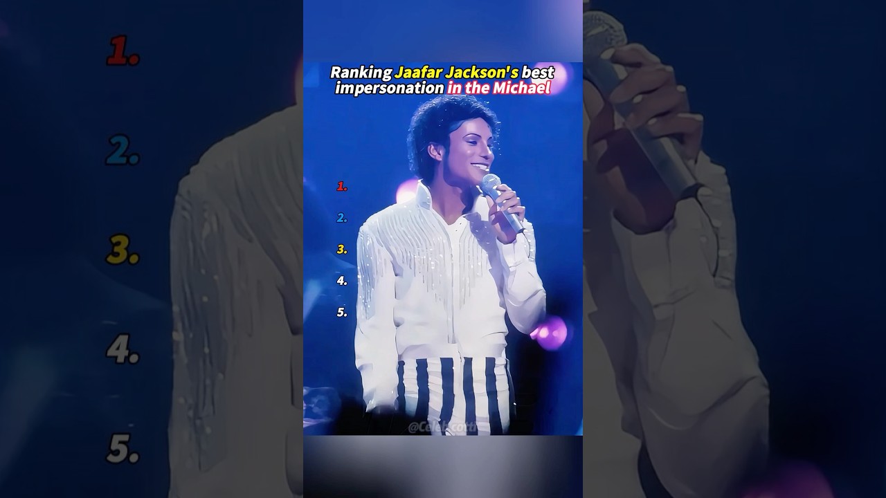 Ranking Jaafar Jackson's best impersonation in the Michael movie 🎤🎬🤩#MichaelJackson #Micha