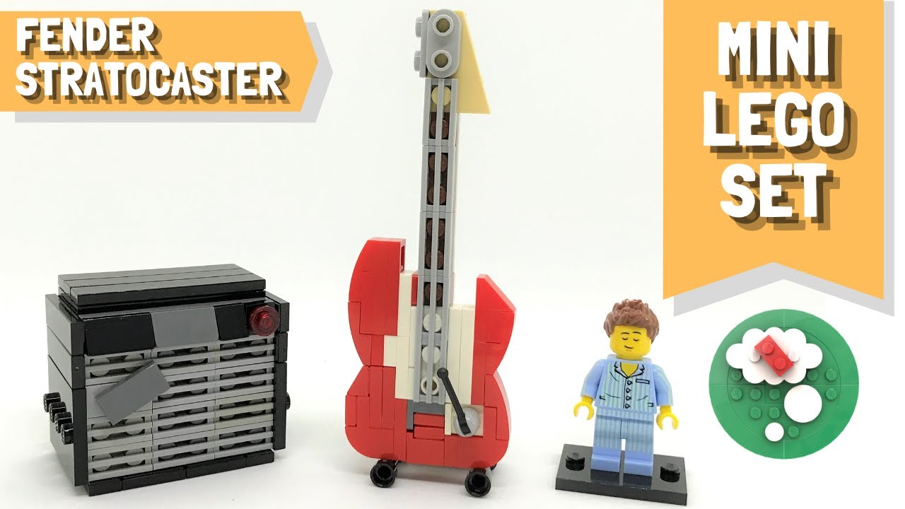 Mini LEGO Fender Guitar (TUTORIAL) 