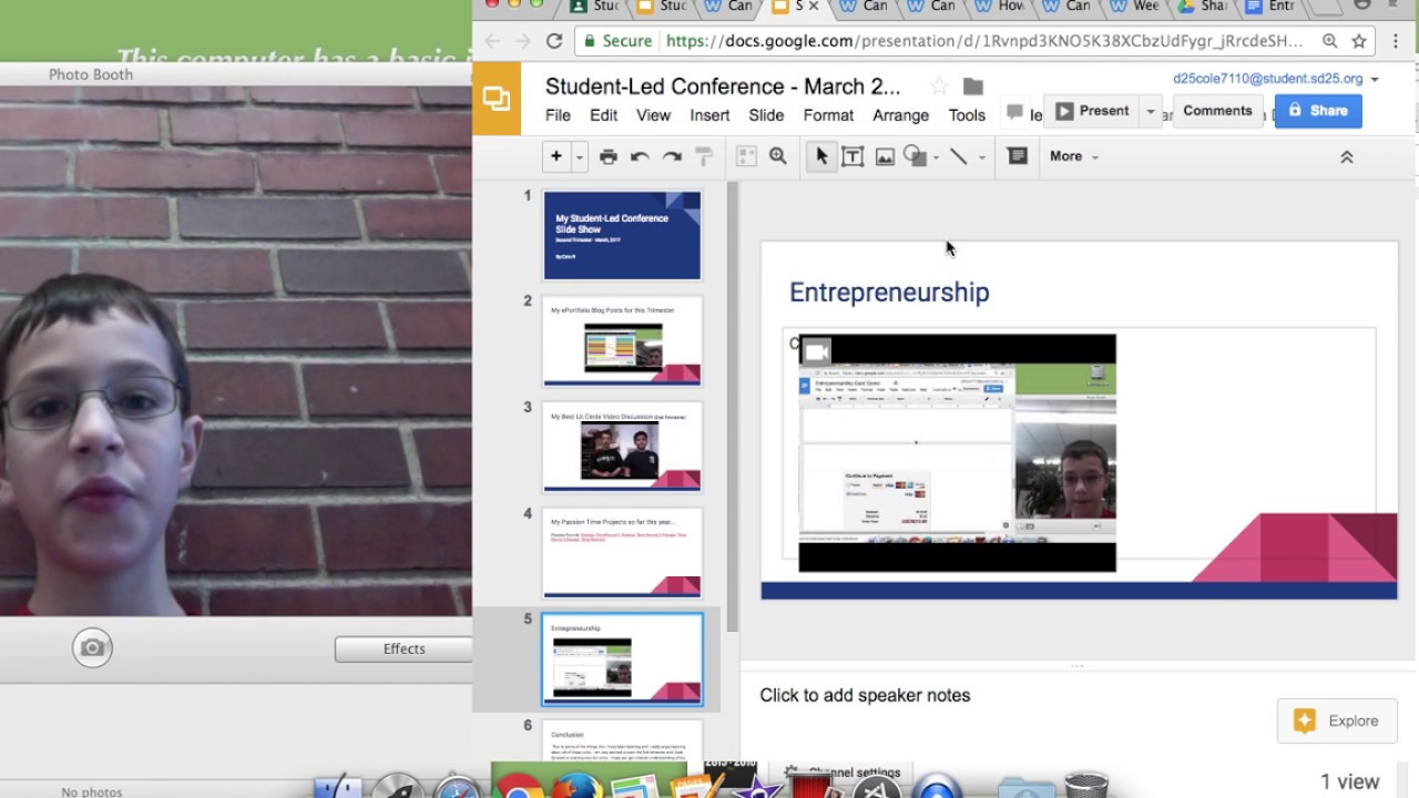 Cole's Student Led Conference - YouTube