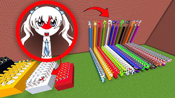 More NEW & OLD Sprunki OC Nextbots In COLORED Lines Minecraft PE MOD