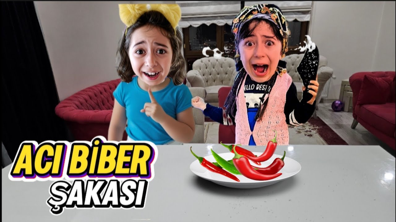 ESMA ANNESİNE ACI BİBER ŞAKASI YAPTI TERLİKLE KOVALADI !! 