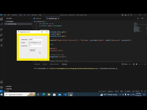 How to Create Your First Python GUI with VS Code | Python GUI Tutorial Using Tkinter