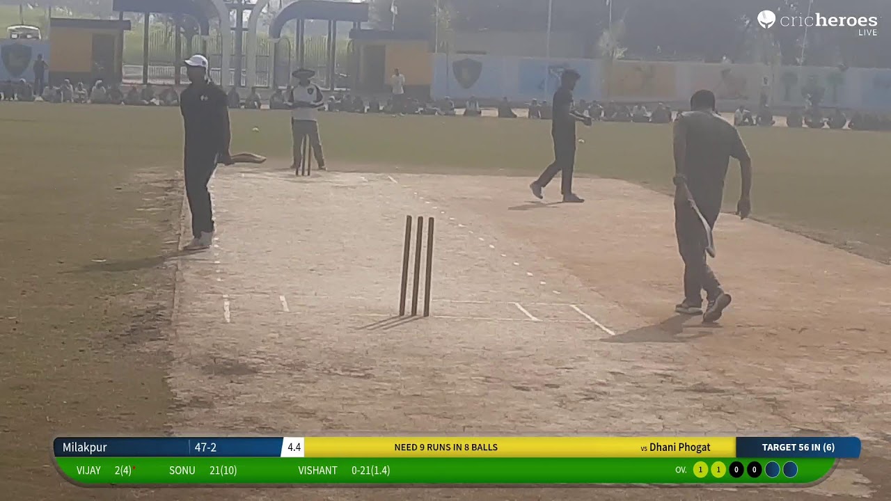 Dhani Phogat vs Milakpur live cricket match | ch.sube Singh memorial cup Dohka hariya live - ch.sub